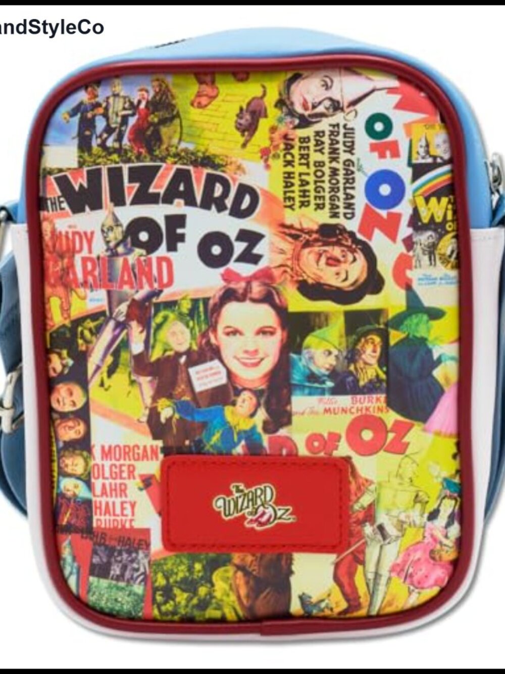 Vegan Leather Crossbody Bag Wizard of Oz Adjustable Strap - Picture 2 of 5